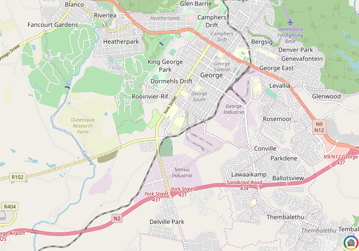 Map location of Bos en Dal